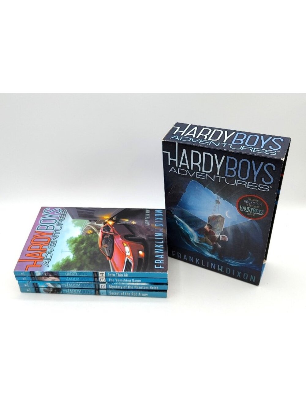 THE HARDY BOYS ADVENTURES 1-4 Paperback BOOKS Boxset LOT OF 4